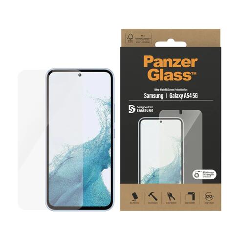 PanzerGlass Ultra Wide Fit Displayschutzglas für Samsung Galaxy A54 5G PanzerGlass Ultra Wide Fit Displayschutzglas für Samsung Galaxy A54 5G